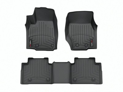 WeatherTech FloorLiner for 2023-2026 Jeep Grand Cherokee - 1st & 2nd Row, Black