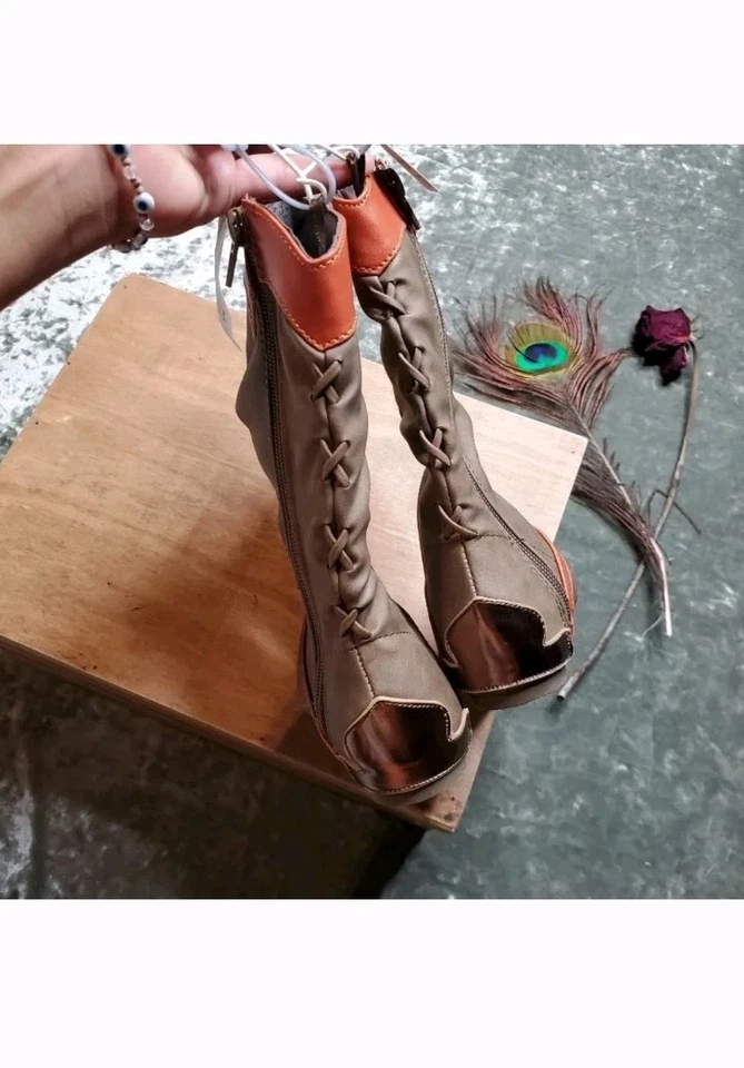 Disney Store Raya Último Dragón Disfraz Vestir Botas Niños Talla 7/8 NUEVO Foto 4 de 4