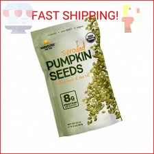 Harvested For You Sea Salted Sprouted Pumpkin Seeds, 22oz Bag, Non GMO, Paleo, G 15.03 per gallon