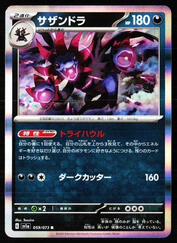 Hydreigon 059/073 Triplet Beat Pokemon Japanese Near Mint