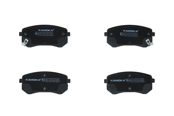 Kamoka Bremsbelagsatz Scheibenbremse JQ1013804 FüR Hyundai Kia Picanto Pa I10 1-image