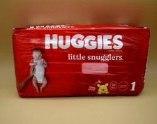 Huggies Little Snugglers Baby Diapers, 32ct Size 1 Disney Baby Limited Edition