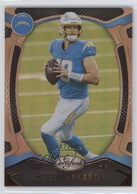 2021 Certified Mirror Bronze 182/249 Justin Herbert #49 kf4