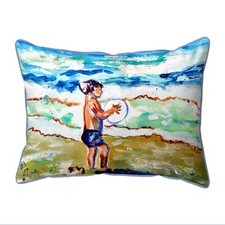 Betsy Drake Boy  Surf Large Pillow 16x20