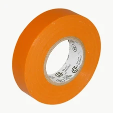 JVCC Colored Electrical Tape [7 mils thick] (E-Tape): 3/4 in. x 66 ft. (Orange)