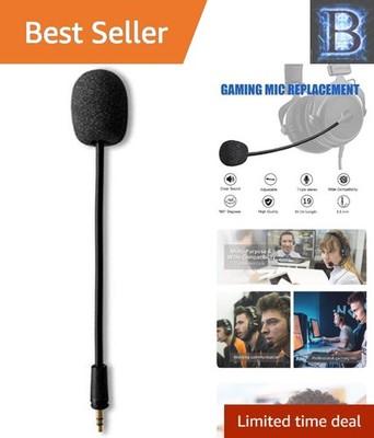 3.5mm Detachable Gaming Microphone for PDP Afterglow AG6 & Turtle Beach Headsets