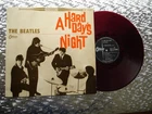 The Beatles ‎~ A Hard Day's Night ~ Japanese RED VINYL LP Odeon OP 7123
