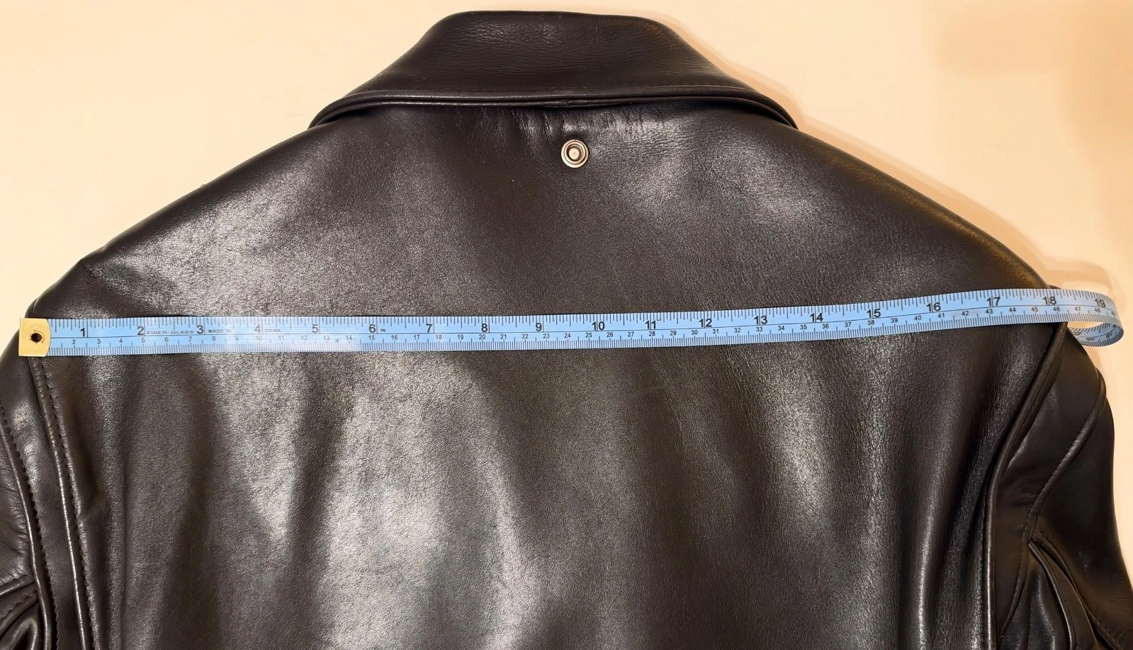 Schott Perfecto 618 Leather Motorcycle Jacket Men Size 42 Black Steerhide MIUSA - product detail image 18