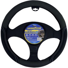 GoodYear Lenkrad-Bezug Universal 37 - 39 cm Auto Lenkrad-Hülle Lenkrad-Schoner