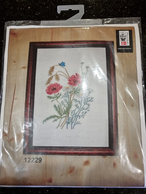 OOE Oehlenschlager Kreuzstich Set 12229 Wildblumen