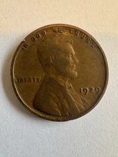 1929 1C RD Lincoln Cent