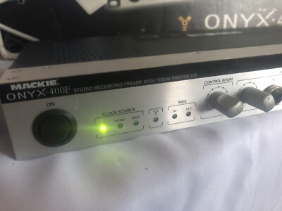 Mackie Onyx 400F Firewire Audio Computer recording Mic Preamp