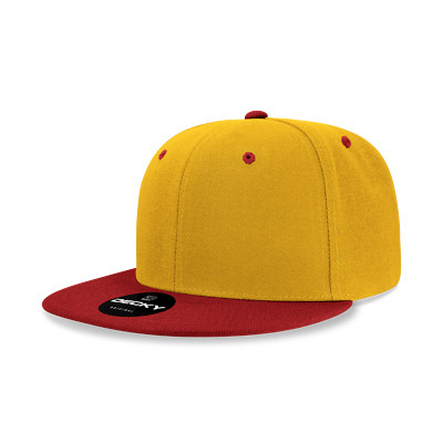 Decky Unisex 6 Panel High Profile Structured Acrylic/Poly Snapback Cap - 6020