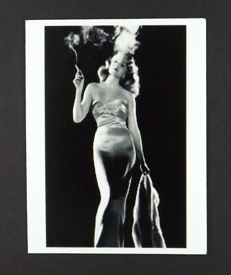 1 x Karte Adler Design Stars of the Silver Screen Rita Hayworth # 18 von 25