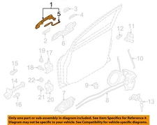 NISSAN OEM 13-15 LEAF Front Door Lock Hardware-Handle, Outside 806403NF1A