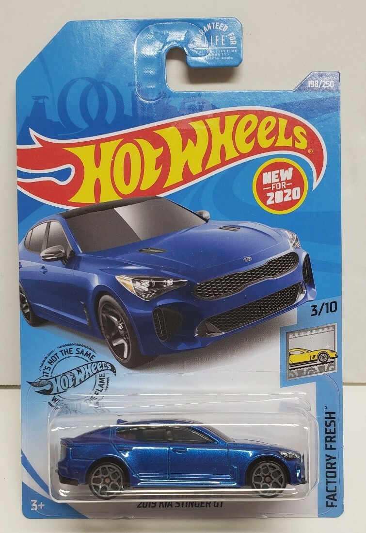 Hot Wheels 2019 Kia Stinger GT New For 2020 Blue First Variation