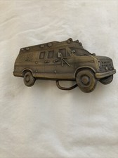 Vintage 1979 Breitenbach’s FORD AMBULANCE Belt Buckle VAN