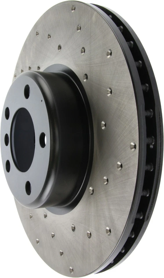 Rotor de freno delantero del lado del conductor StopTech Sport perforado de 1 pieza para BMW M240i 17-18 Foto 3 de 4