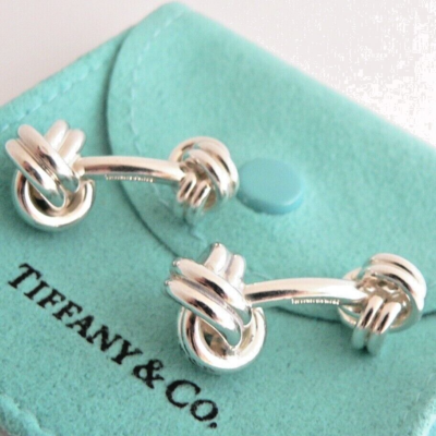 Tiffany & Co. シルバー ノットカフリンクス