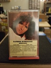 1981 Barbra Streisand Memories 1981 Vintage Cassette Tape Columbia Very Good.