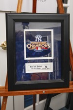 New York Yankees 2009 World Series Fall Classic Official Patch Framed L/E