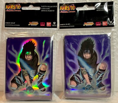 NARUTO サスケ スリーブ 海外 2つ 2X Max Protection Naruto CCG Revenge and Rebirth Bandai Ltd. Ed