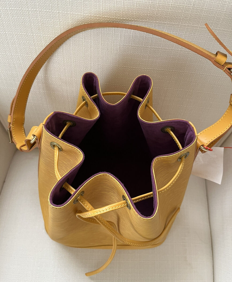 In the Bag: Petite Noe Epi Louis Vuitton in Yellow – Avec Amour