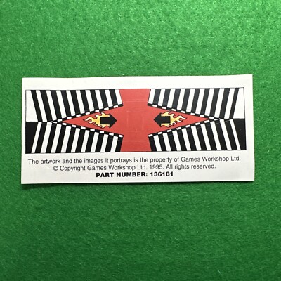 Warhammer 40k Orks Ork Warbike Banner Bike Flagge Standard Bit Games Workshop  