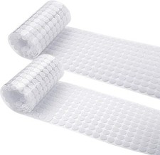 2016pcs 2/5' 10mm Self Adhesive Dots Tape Diameter Sticky Back Coins Hook and Lo