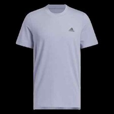 Adidas Axis Tee 2.0 Training Shirt Silver Violet HZ3337 Men's Size Small NEW