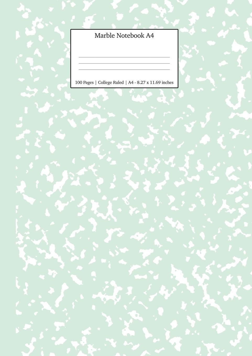 Thumbnail - Young Dreamers Press | Marble Notebook A4 | Taschenbuch | Englisch