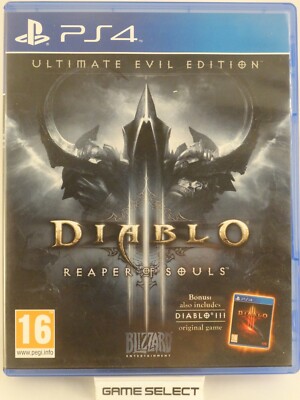 DIABLO III Reaper of SOULS Ultimate evil Edition 3 PS4 PlayStation 4 PAL