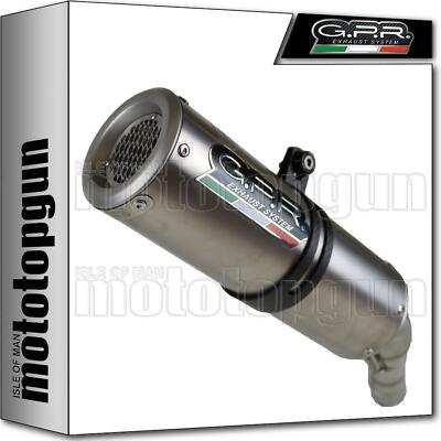 GPR FULL SYSTEM EXHAUST HOMCAT M3 STAINLESS STEEL YAMAHA XSR 900 2020 20