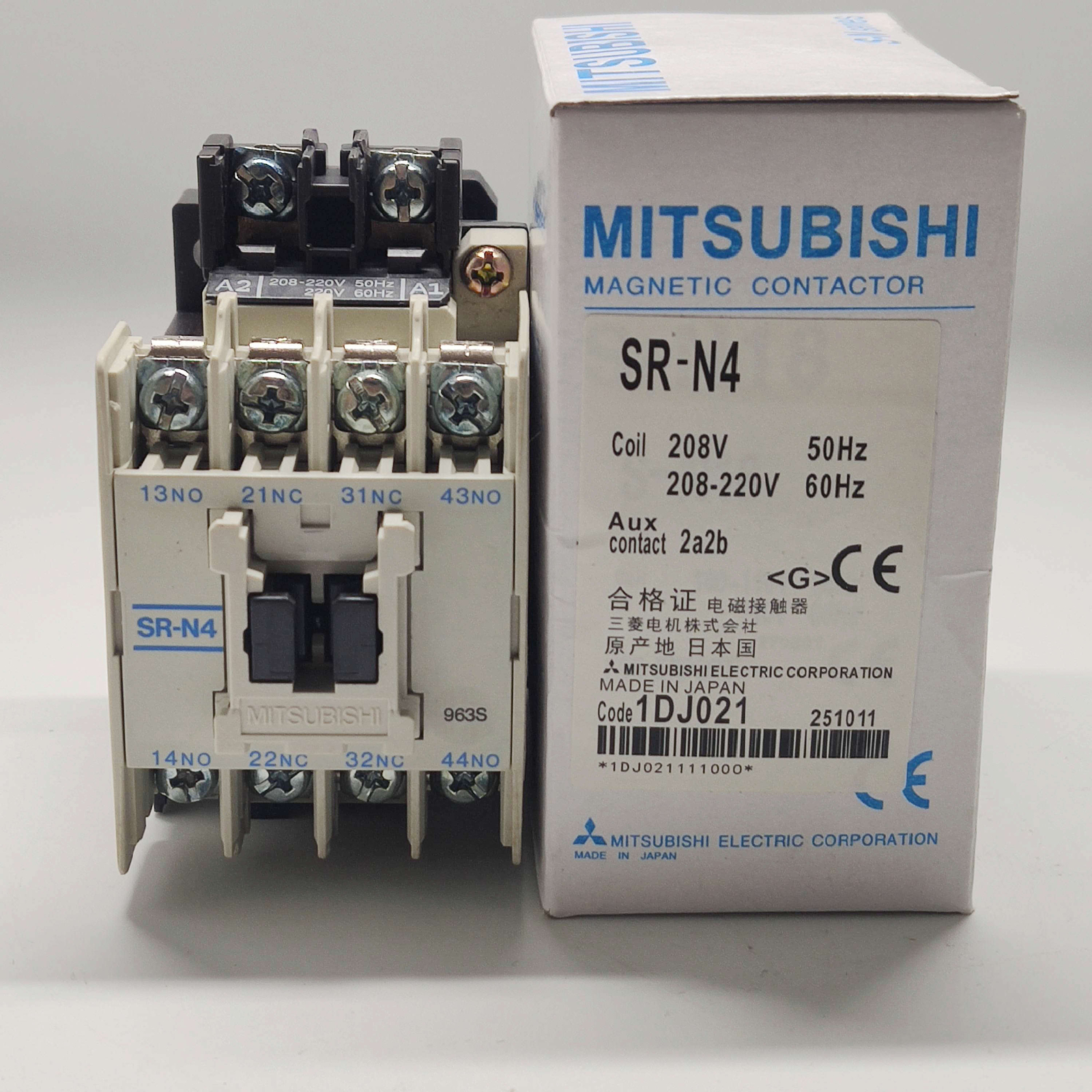 1PC New Mitsubishi SR-N4 AC220V Contactor Fast Shipping