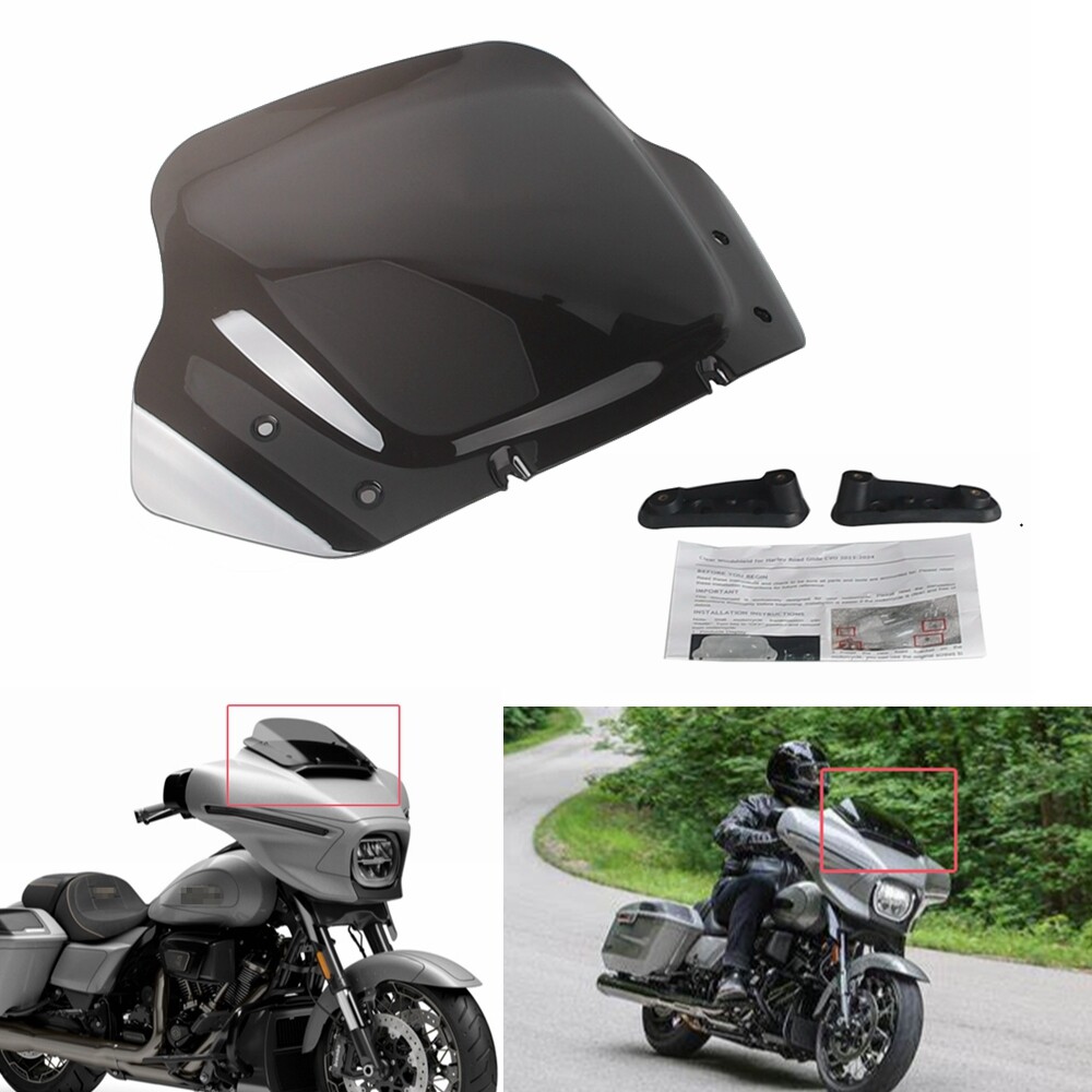 Polycarbonate Windshield Windscreen For Harley Street Glide CVO FLHXSE 2023-2024