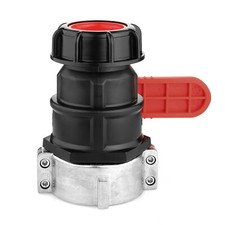 IBC Adapter Kugelhahn Tank Container Auslaufhahn S75x6 (75mm) S60x6 WasserhahnDF