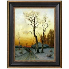 11X14 Picture Frames Black/Ornate Gold Design Display for Vintage Wall Mounting