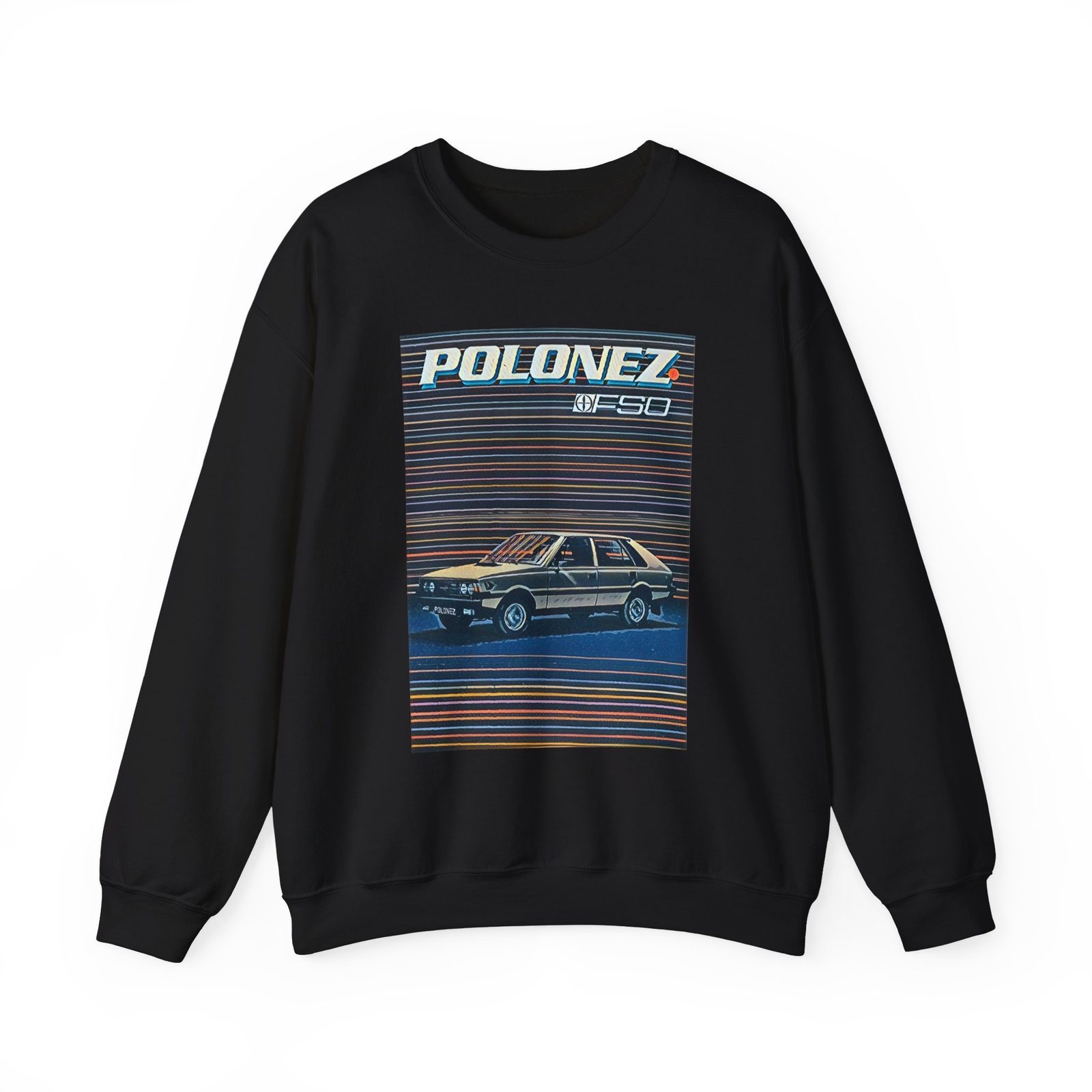FSO Polonez Car Art Graphic Print Unisex Heavy Blend Crewneck Sweatshirt