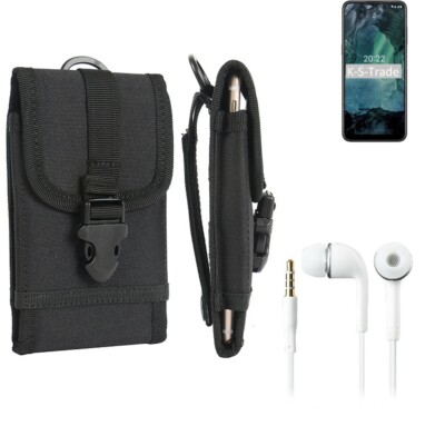 Gürteltasche für Nokia G21 + Kopfhörer Holster Schutzhülle Tasche Sleeve pou