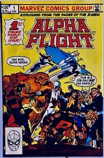 Alpha Flight #1 (Marvel Comics August 1983) KEY - VF - HOT BOOK 🔥🔥 - X - MEN