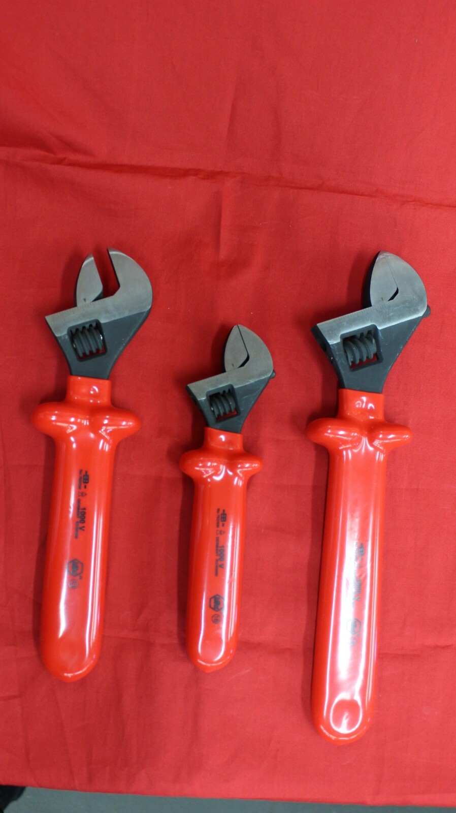Wiha 3 Pcs Adjustable Wrench set eBay