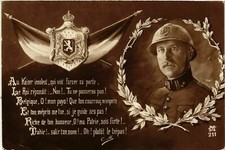 CPA AK Kaiser insolente qui vint forcer sa porte poema realeza belga (852496)