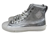 PF Flyers Metallic Silver Sandlot Special  Edition Sneakers Women's Size 8.5