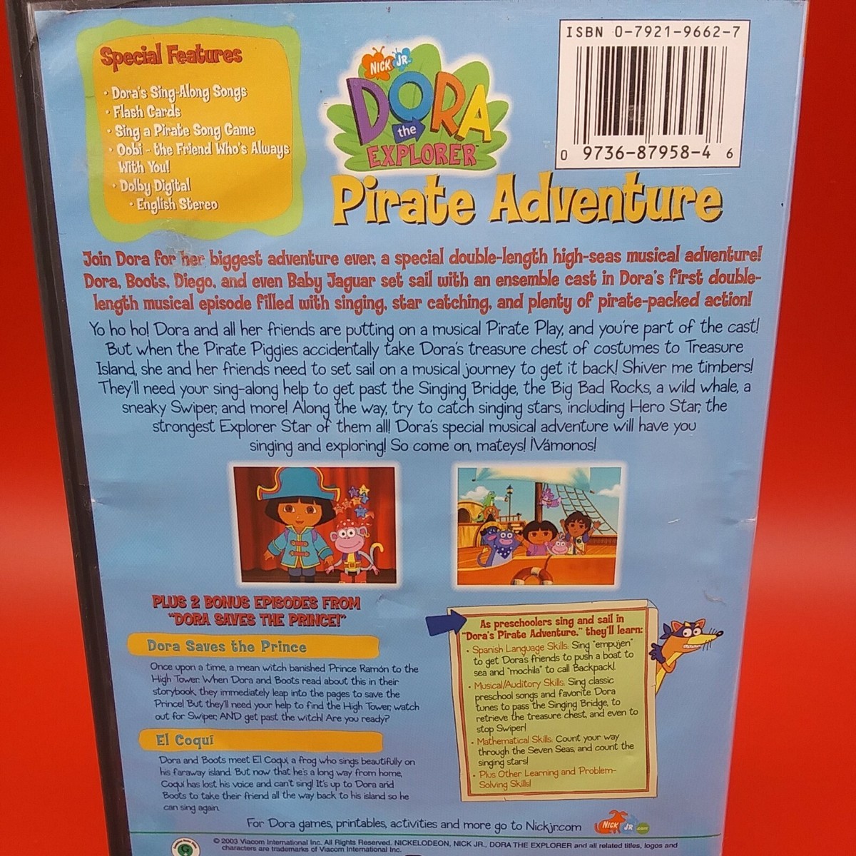 Dora's Pirate Adventure (DVD, 2004) 97368795846| eBay