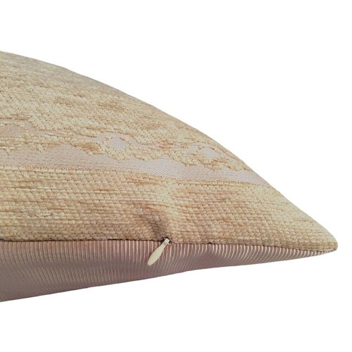 Upholstery/Chenille Begonia Beige Outdoor Farm Garden Pillow Case/Cushion Cover - Picture 3 of 4