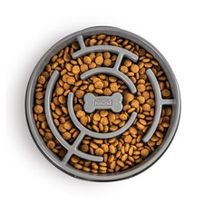 Slow Fun Feeder Bowl, Slow Feeder Dog Bowl, Gray, Large,NEW PRODUCT EXPLOSION