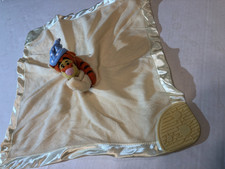Disney Baby Winnie the Pooh Tigger Security Blanket Lovey Satin Trim