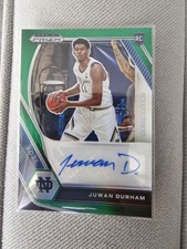 2021-22 Prizm Draft Picks - Autographs Juwan Durham #DP-JDU Green Prizm (AU, RC)