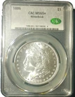 1886-P  Morgan Silver Dollar MS65+ KNOCKOUT!