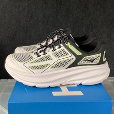 Hoka Clifton One9 Running Sneakers Mens 9 US Shoes Green White Lace Up - New 